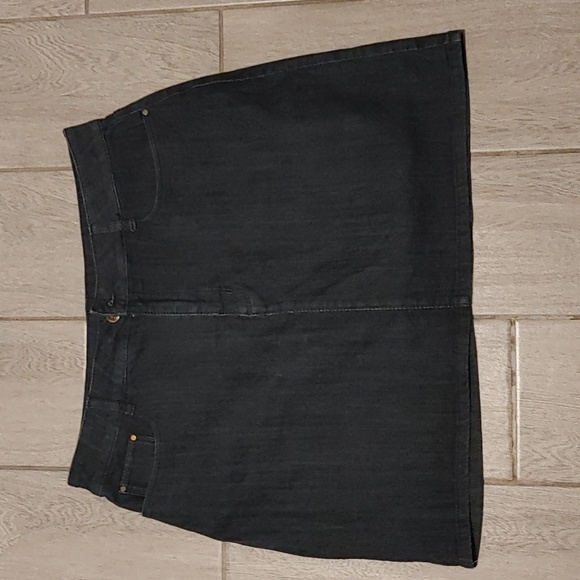Croft & Barrow Mini Skorts Women's 14 Stretch Dark Denim Y2K 90s Functionality - Picture 4 of 11